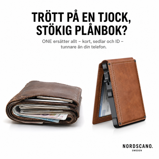 NORDSCANO. ONE Minimalistisk Plånbok