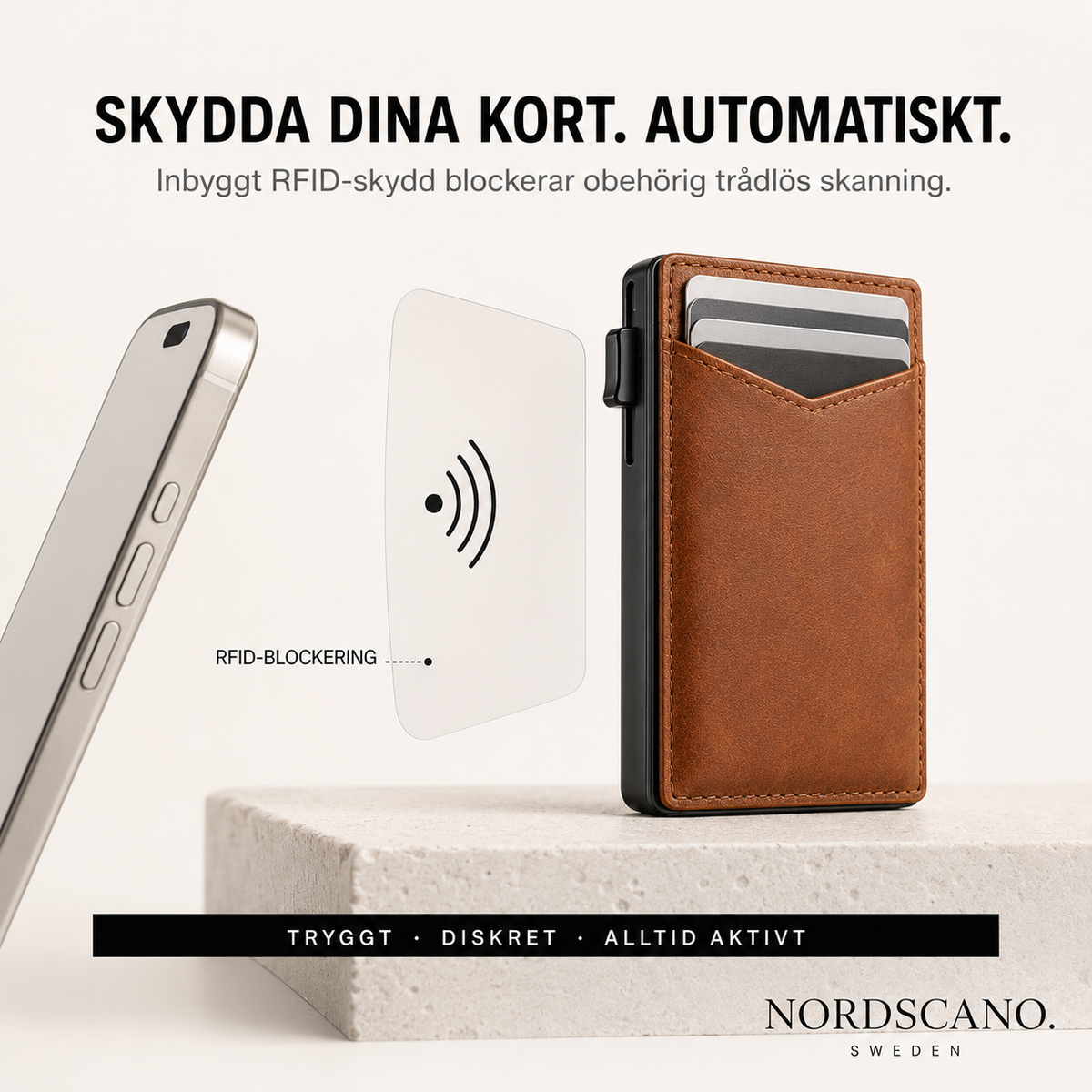NORDSCANO. ONE Minimalistisk Plånbok
