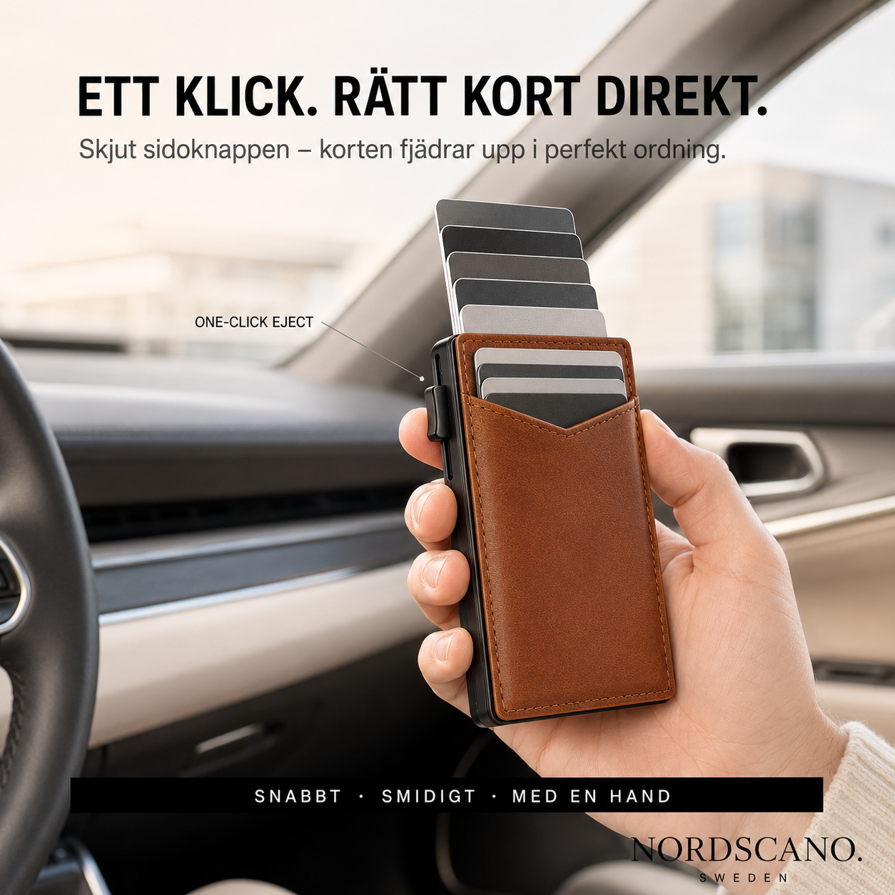 NORDSCANO. ONE Minimalistisk Plånbok