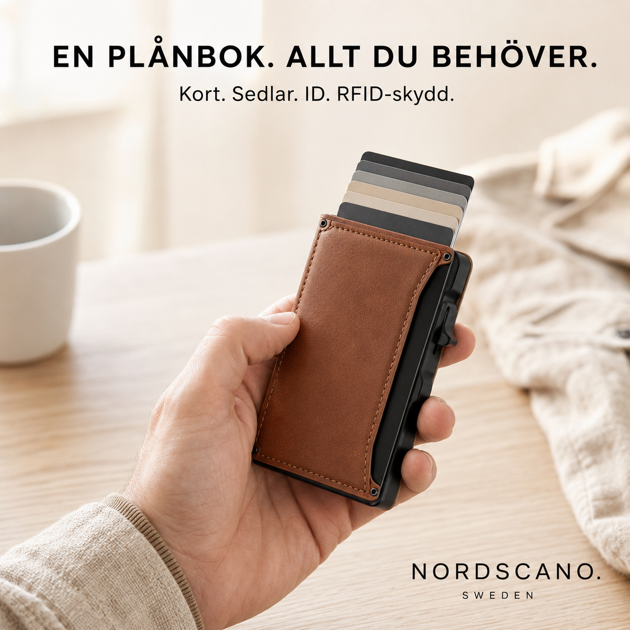 NORDSCANO. ONE Minimalistisk Plånbok